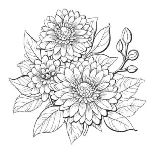 Beautiful Flower Patterns Coloring Book for Kids and Adult - Image 4